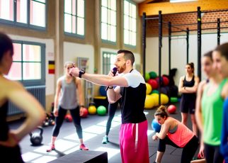 coach sportif  encourage ses élèves