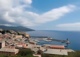 ville de Bastia en Corse