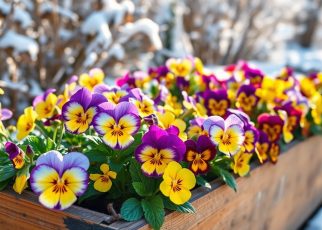 La pensée : la fleur indispensable pour égayer vos jardinières en hiver