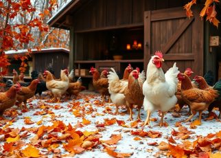 Poulailler d'automne et d'hiver : 5 secrets pour des poules épanouies malgré le froid