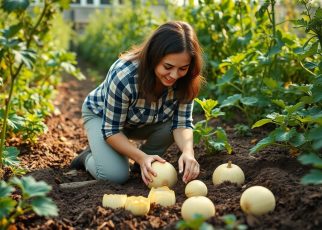 Cette jardinière enterre ses peaux de melon entières : la technique surprenante qui booste son potager