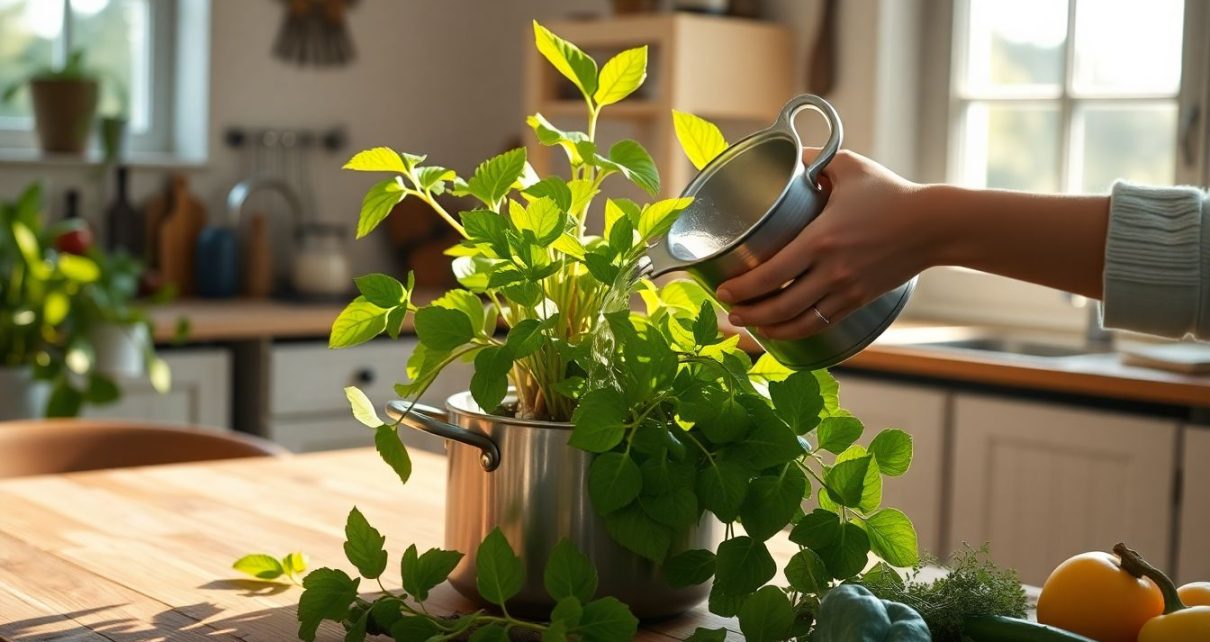 Comment l'eau de cuisson des légumes transforme la santé de vos plantes d'intérieur