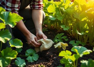Il enterre un vieux torchon au pied de ses courges : le microclimat maison qui garde l'humidité