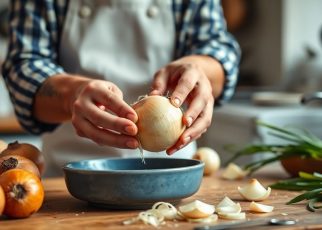 Éplucher un oignon sans pleurer ? Voici 3 astuces infaillibles que les pros utilisent aussi !